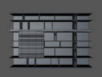 Molteni Sequence 1 with books -300x200x40 45 cm N04 in M4D Vol11