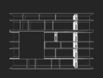 Molteni Sequence 1 with books -300x200x40 45 cm N04 in M4D Vol11