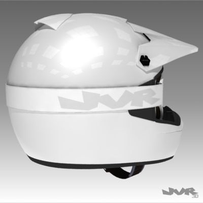 Motocross Helmet and Goggles