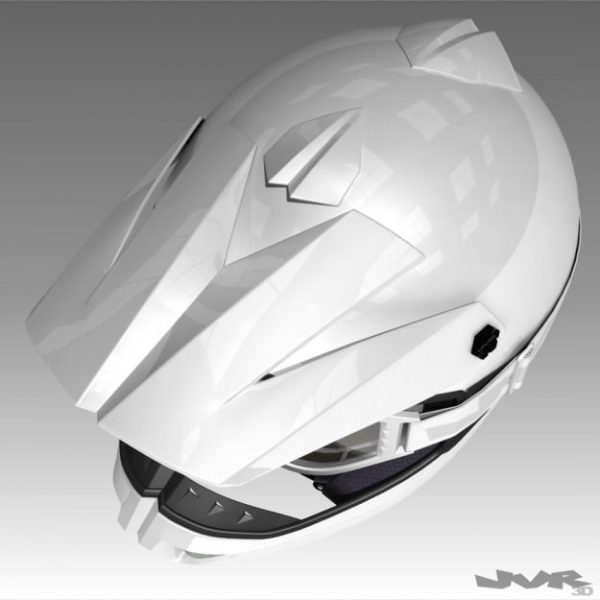 Motocross Helmet and Goggles