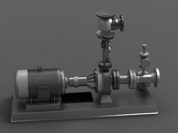 Motor crusher air valve pump factory equipment