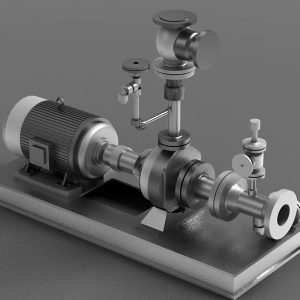 Motor crusher air valve pump factory equipment