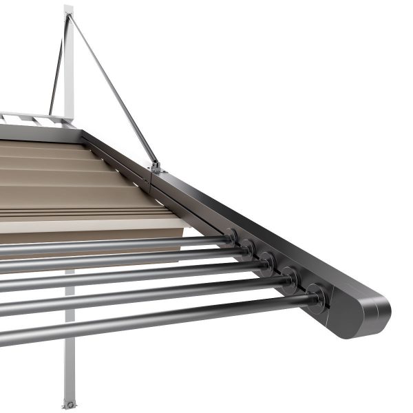 Motorized Pergola 3a stainless steel satin polished