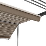 Motorized Pergola 3a stainless steel satin polished