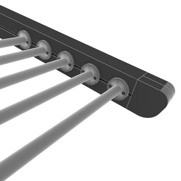 Motorized Pergola 3a stainless steel satin polished