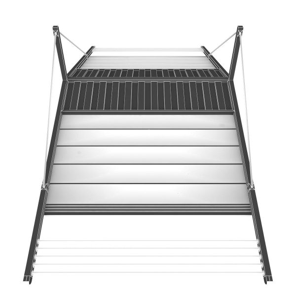 Motorized Pergola 3a stainless steel satin polished