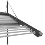 Motorized Pergola 3a stainless steel satin polished