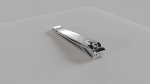 Nail clipper with nail cleaner - metal
