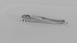 Nail clipper with nail cleaner - metal