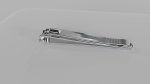 Nail clipper with nail cleaner - metal