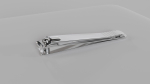 Nail clipper with nail cleaner - metal
