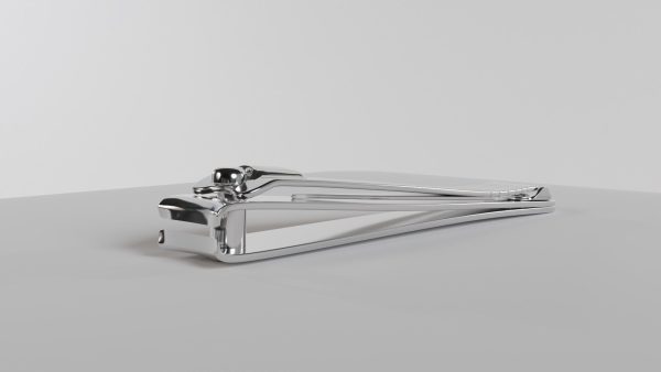 Nail clipper with nail cleaner - metal