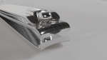Nail clipper with nail cleaner - metal