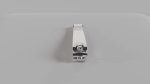 Nail clipper with nail cleaner - metal