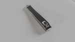 Nail clipper with nail cleaner - metal