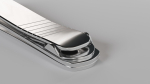 Nail clipper with nail cleaner - metal