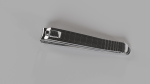 Nail clipper with nail cleaner - metal