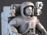 NASA MMU Astronaut with backpack