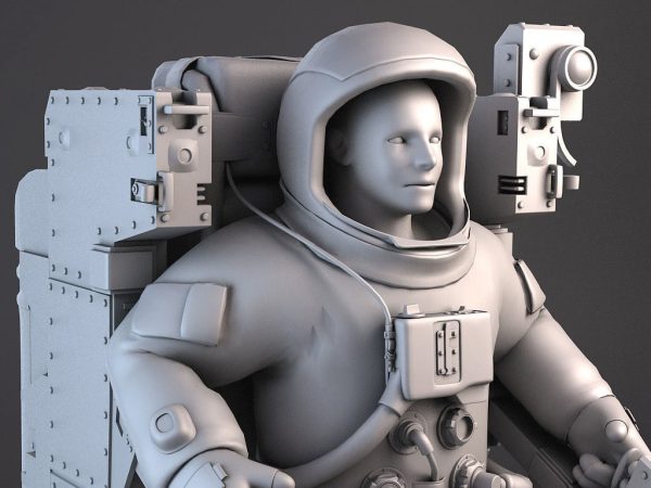 NASA MMU Astronaut with backpack