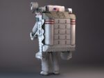 NASA MMU Astronaut with backpack