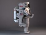 NASA MMU Astronaut with backpack