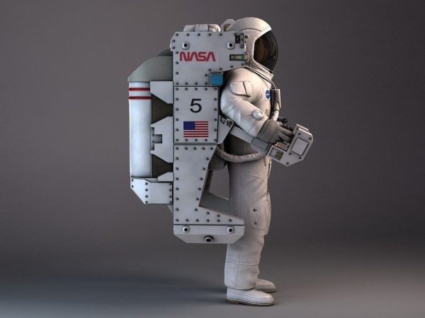 NASA MMU Astronaut with backpack