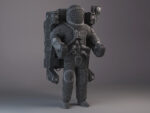 NASA MMU Astronaut with backpack