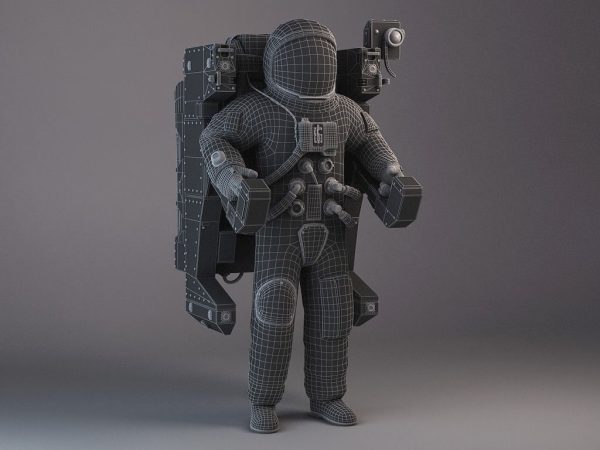 NASA MMU Astronaut with backpack
