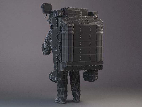 NASA MMU Astronaut with backpack