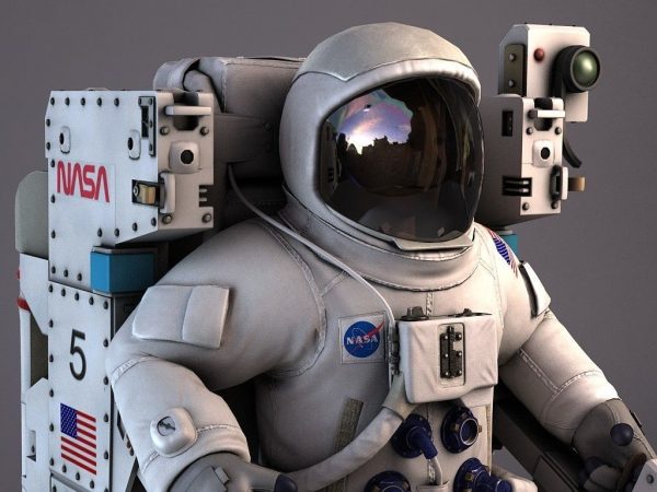 NASA MMU Astronaut with backpack