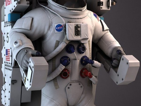 NASA MMU Astronaut with backpack