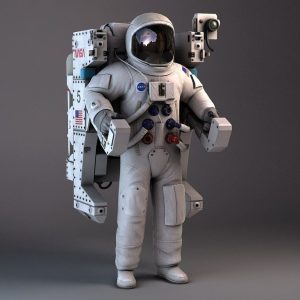 NASA MMU Astronaut with backpack