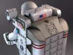 NASA MMU Astronaut with backpack