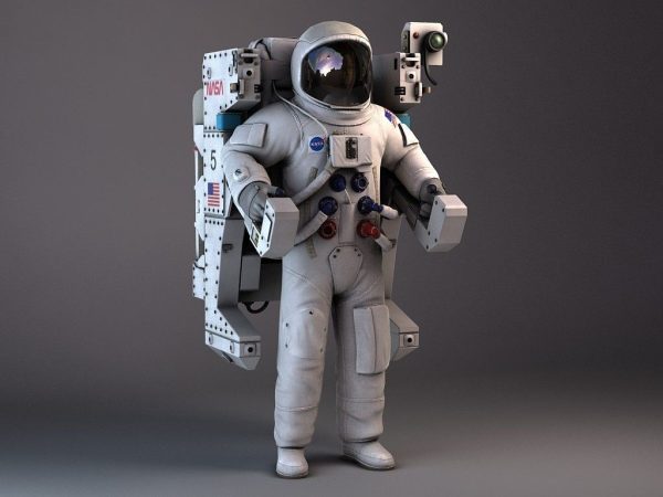 NASA MMU Astronaut with backpack