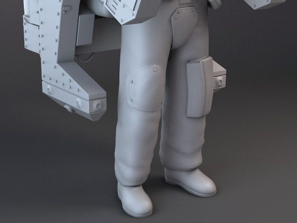 NASA MMU Astronaut with backpack