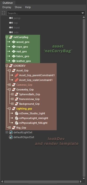 Net carry bag