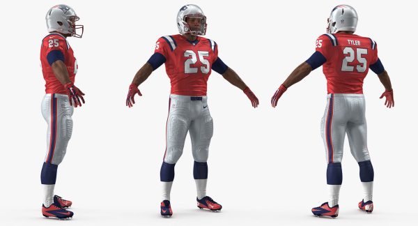 New England Patriots American Football Player Rigged