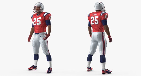 New England Patriots American Football Player Rigged