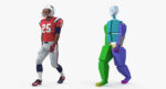 New England Patriots American Football Player Rigged