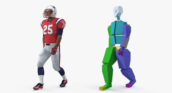 New England Patriots American Football Player Rigged