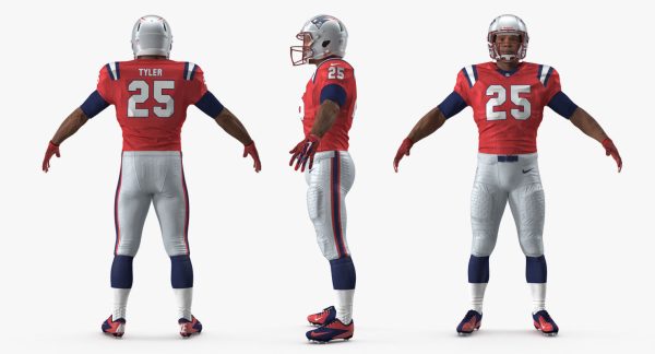 New England Patriots American Football Player Rigged