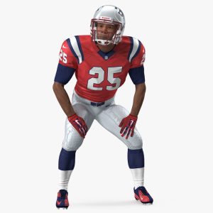 New England Patriots American Football Player Rigged