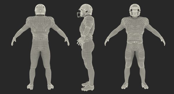 New England Patriots American Football Player Rigged