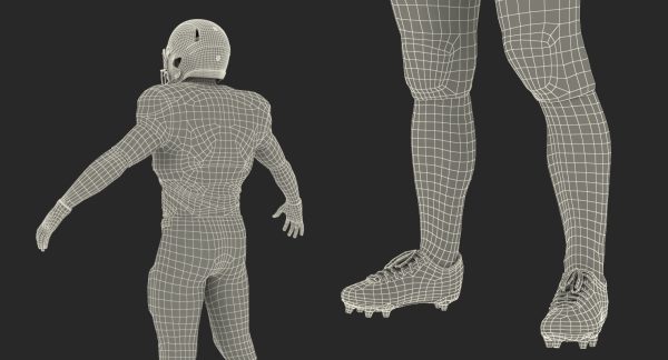 New England Patriots American Football Player Rigged