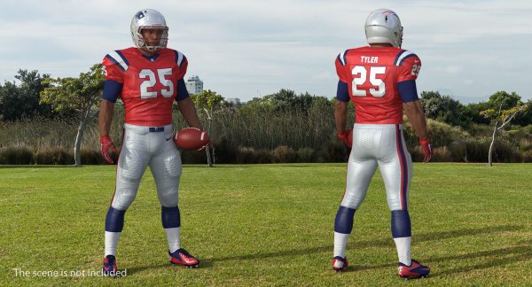 New England Patriots American Football Player Rigged