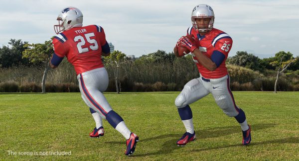 New England Patriots American Football Player Rigged