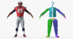New England Patriots American Football Player Rigged