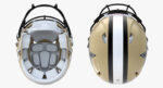 New Orleans Saints Football Player Helmet