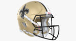New Orleans Saints Football Player Helmet