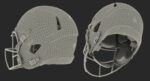 New Orleans Saints Football Player Helmet